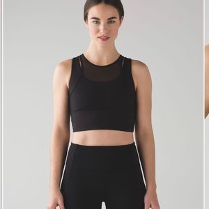 Lululemon Double Tap Sports Bra / Black, Size 10